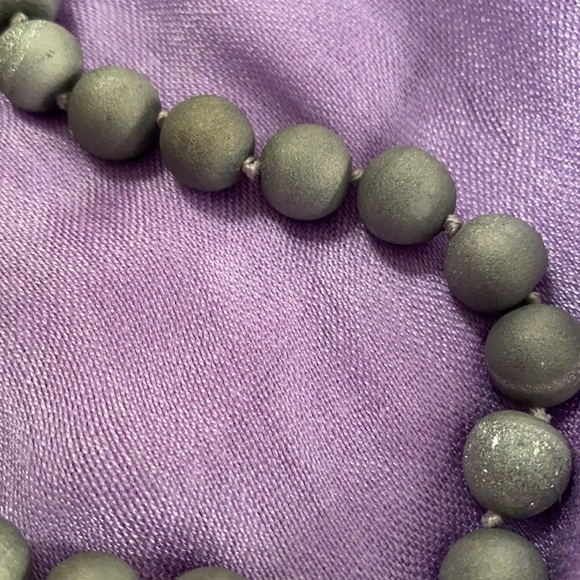 Evil Eye Crystal,Pearl, and StoneBeaded Necklace - Picture 6 of 11